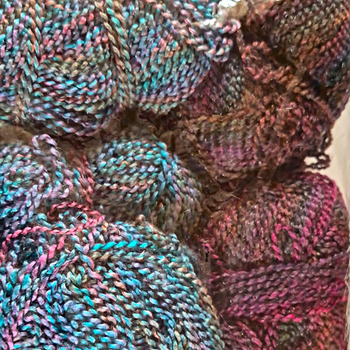 Multicolour wool chunky yarn - multicolour,