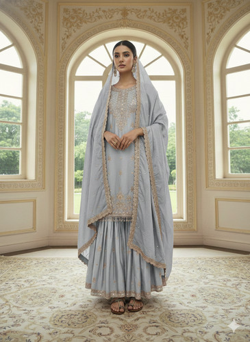 Anarkali gown pakistani - gown,