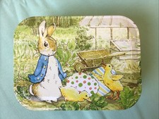 Beatrix Potter Peter Rabbit Sweets Tin Empty VGC