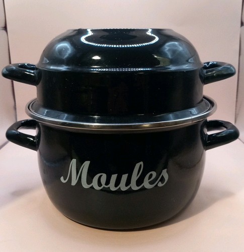 French black enamel - french, mussels