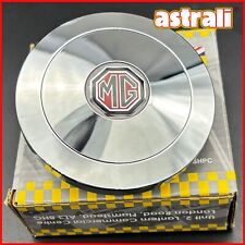 MG steering wheel chrome finish centre horn push, fits astali & Mountney bosses