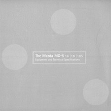 Mazda MX5 MX-5 1.6i 1.8i S