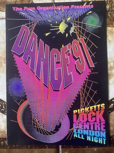 Rave flyer may 1991 - rave,