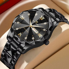 Mens Luxury Quartz Watch Gents