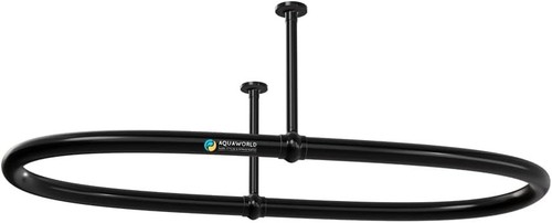 Aquaworld shower curtain - aquaworld-shower, rail