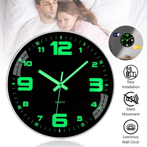 30cm luminous wall clock - 30cm,