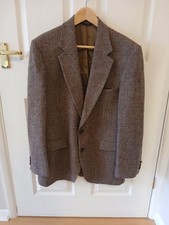 Harris Tweed Sport Jacket Blazer Herringbone USA Made