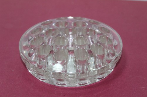 Clear glass hole - glass, 19