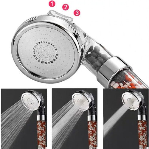 Ionic shower head - head, mineral