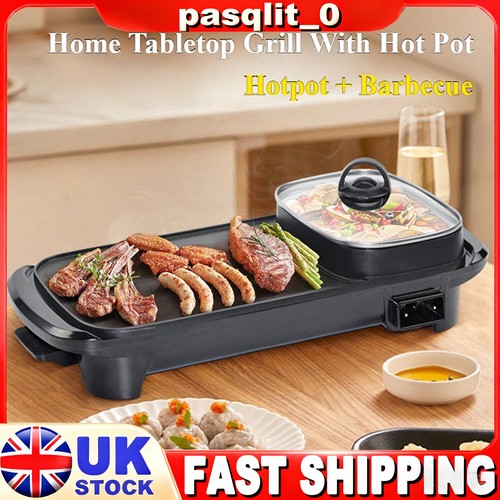 Home tabletop grill with hot - tabletop,