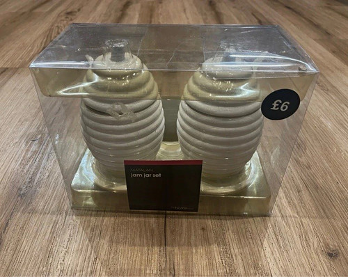 Matalan white ceramic jam - matalan,