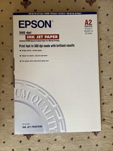 Epson 360 dpi - paper, 30