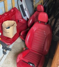 Alfa romeo giulia red seats - romeo,
