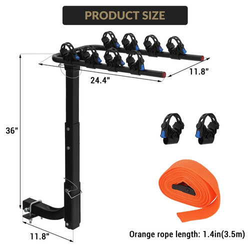Garvee foldable bike tow - 4,