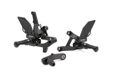 Gilles BMW S1000XR 2024 VCRGT2 Black Adjustable Rearset Kit