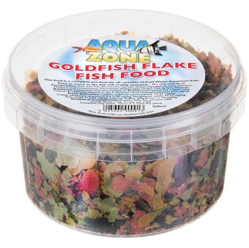 Aqua zone goldfish - flake, fish