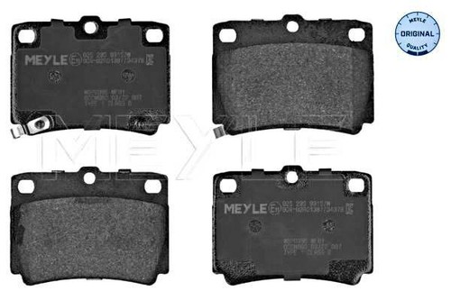 Rear disc brake pad - brake, set
