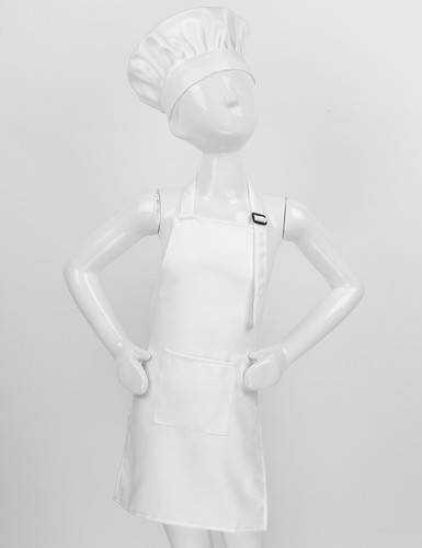 Kids chef apron with hat - chef,