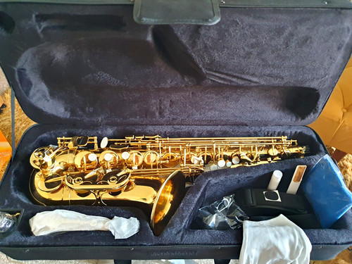 New gold brass alto - brass, sax