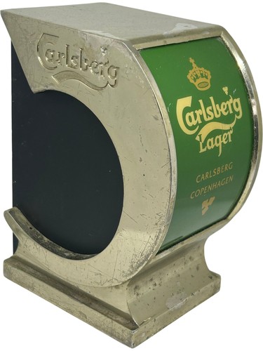 Carlsberg lager beer pump - beer, font