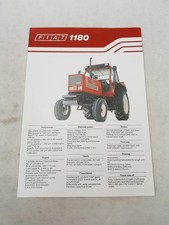 FIAT 1180 Tractor Sales Spec