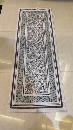 Vintage floral runner rug - vintage,