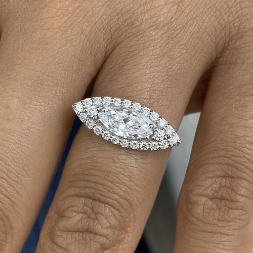 1ct marquise round fashion - &,