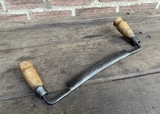 Vintage 9” Curved Drawknife Carpenters Woodworking Old Tool