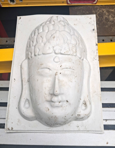 Plastic mould budha - plastic,