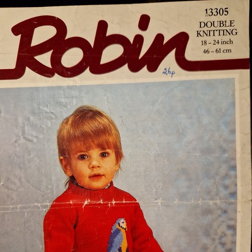 Knitting pattern 13305 robin - pattern,