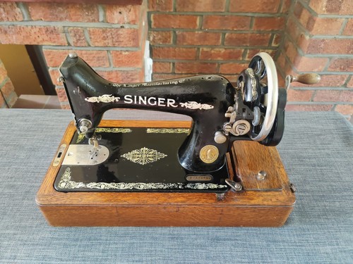Singer vintage 1916 hand crank - hand,