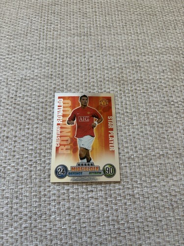 Match attax 2007 cristiano - attax, 2007-08