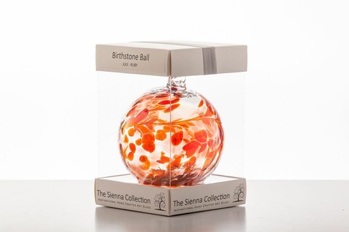 July ruby birthstone ball - ruby,
