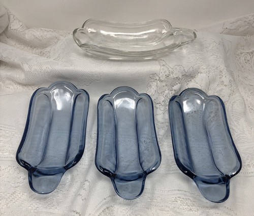 Set vintage heavy glass - heavy,