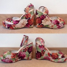 NEW LOOK SHOES WEDGE FLORAL
