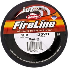 Fireline 4LB Smoke Pre-Waxed
