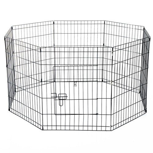 Pet cage metal playpen - metal, panel