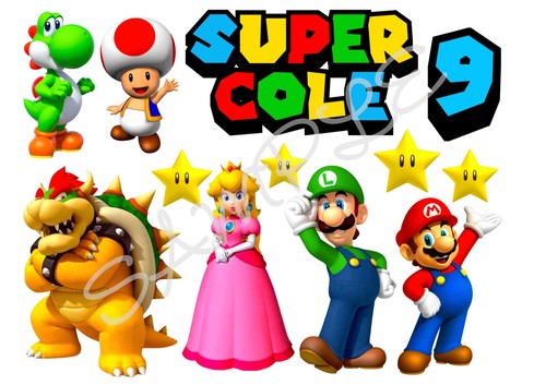 Personalised super mario - super,
