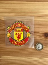 EPL Premier League Manchester United Red Yellow Silicon Iron On Patch Badge