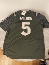 Men’s Garrett Wilson Gotham Green New York Jets 2025 Rivalries Game Jersey XL