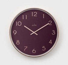 Acctim Rose Gold Wall Clock