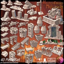 Dwarven Mine Terrain – 3D Printed Underground Scenery for 28–32mm Games