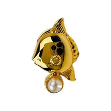 MIKIMOTO PEARL BROOCH GOLD