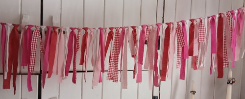 Rag bunting 5metres - 1.5metres.,