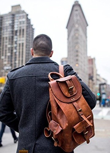 Handmade goat leather travel - goat,