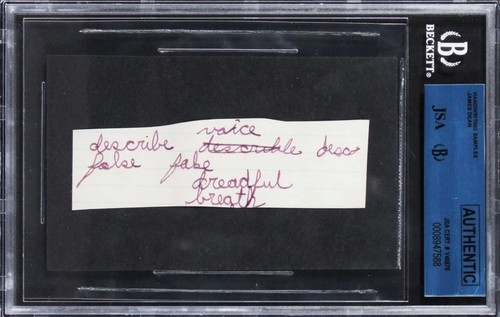 James dean handwritten - dean,