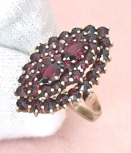 Vintage czech bohemian - bohemian, garnet