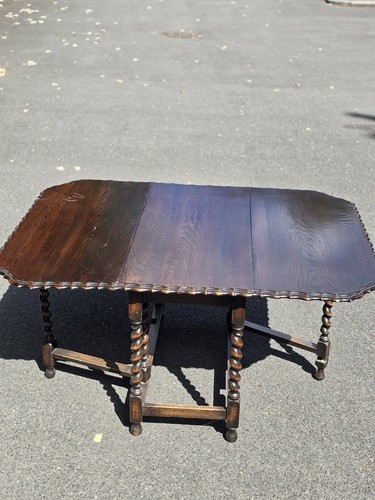Vintage oak drop leaf - vintage,