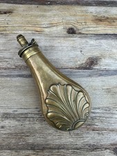 Antique  Patent Brass Powder Flask