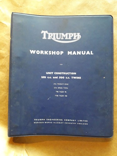 Triumph workshop manual - triumph,